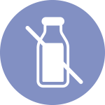 Icono representando ingrediente sin lactosa