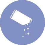 Icono para representar tomar directamente